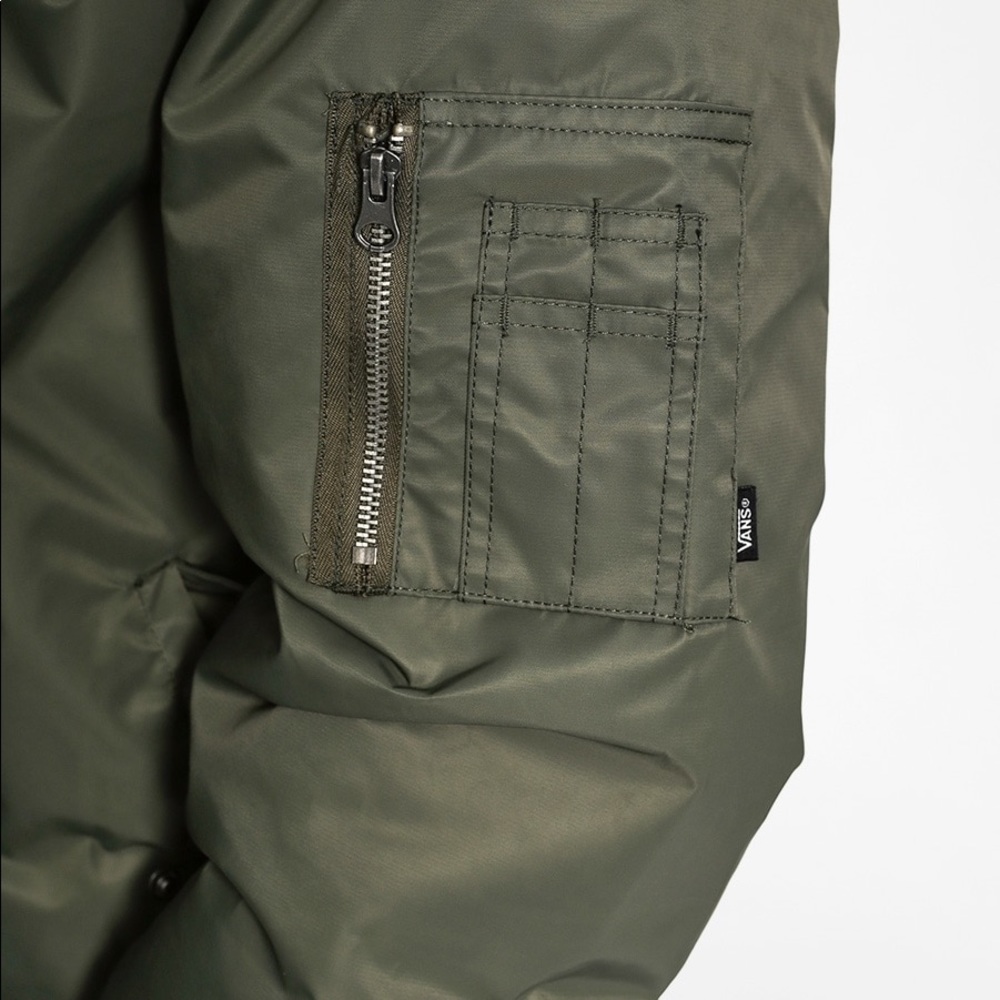 NWT Vans all weather water resistant KILROY BOMBER MTE JACKET in Grape Leaf - Picture 5 of 11